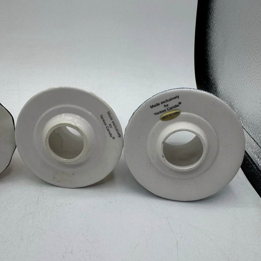 Yankee Candle & 1 PAC Small Shade Topper 5 Pc Lot Fall Summer Floral Vintage